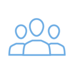 Collaborative-sm Icon of several people, to mean collaborative.