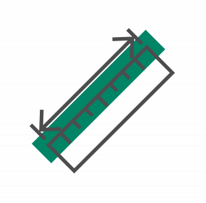 Ruler Icon - teal