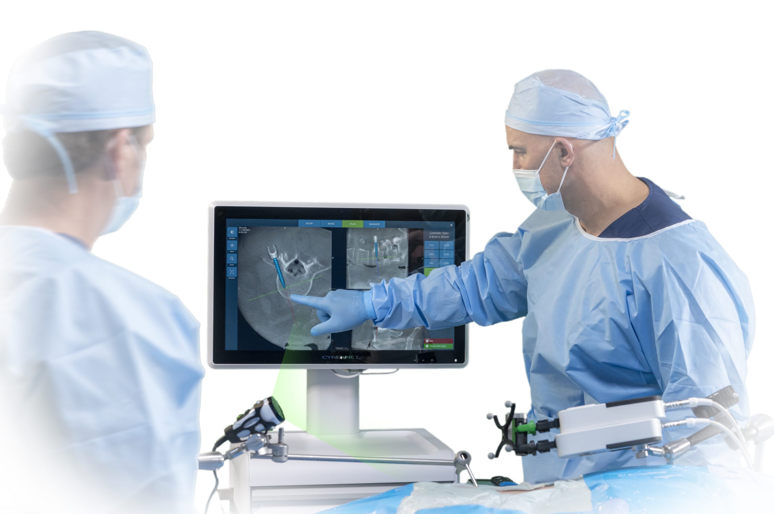 IJX camera on Accelus Remi Robotic system for spine surgery