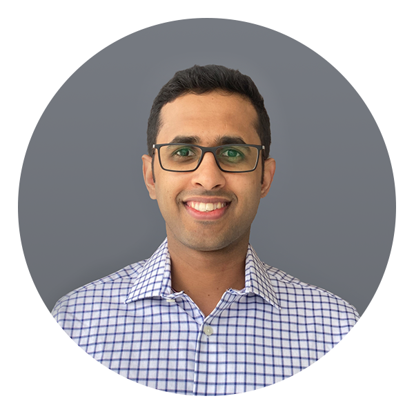 Employee Testimonial - Harish Headshot of Harish Rao in a grey circle