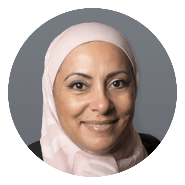 Employee Testimonial - Marwa Headshot of Marwa Jazi in a grey circle